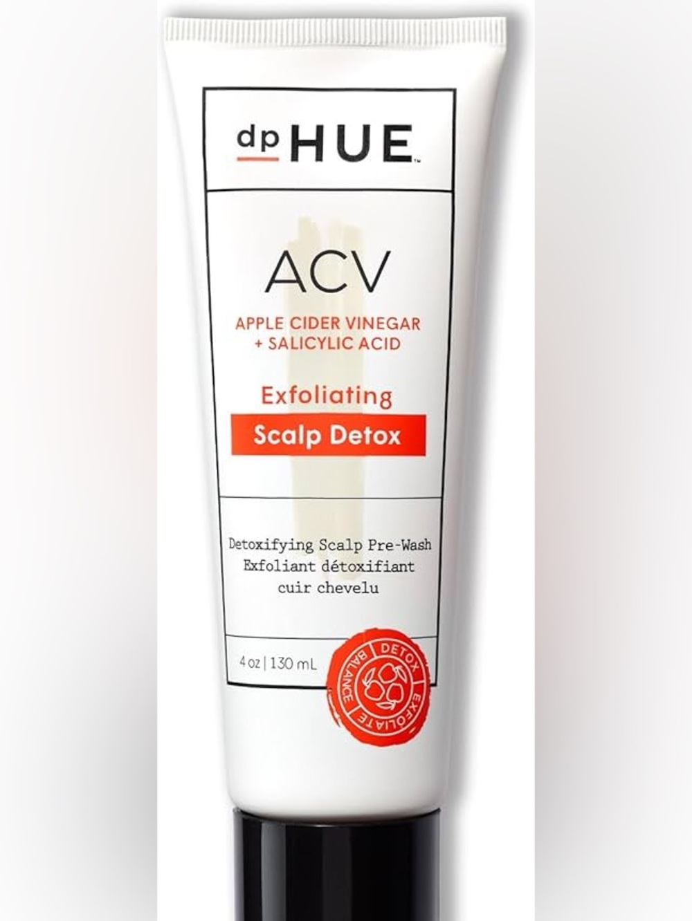 dpHUE ACV Exfoliating Scalp Detox - White with Orange Accents